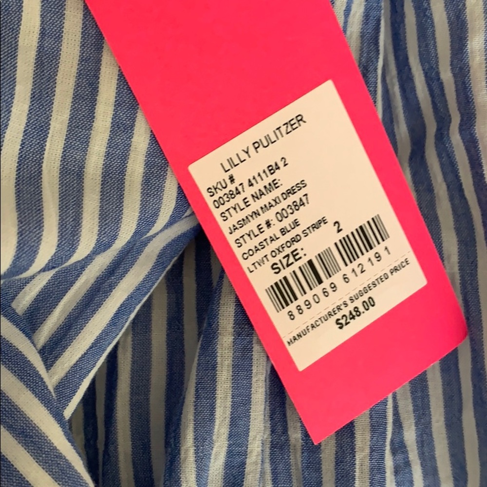 NWT Lilly Pulitzer Jasmyn Maxi Dress